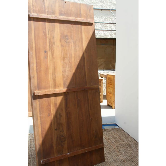 Brown Finely Carved Anglo-Indian Carved Door For Sale - Image 8 of 9