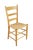 Farmhouse 6 Antique Country Farmhouse Maple Ladderback Woven Rattan Dining Chairs For Sale - Image 3 of 12
