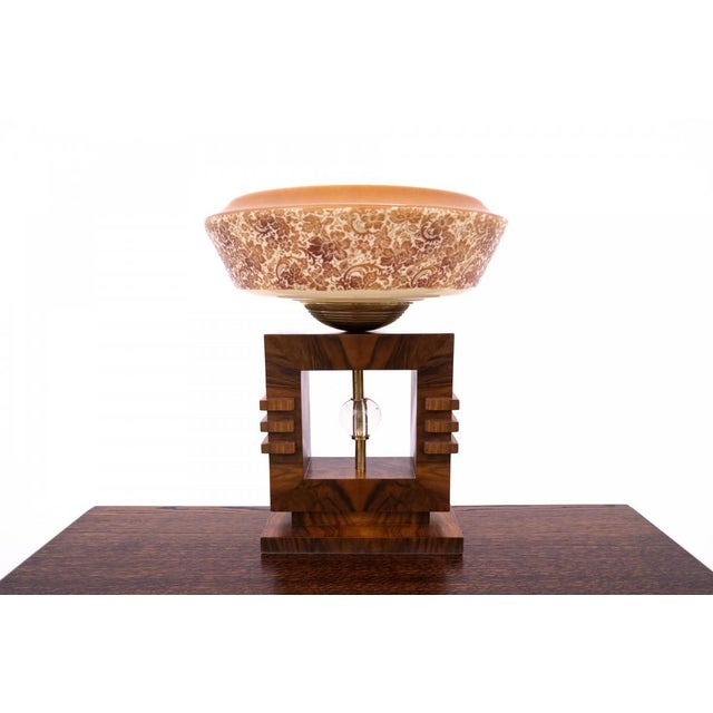 Art Deco Table Lamp, Western Europe, 1940s For Sale - Image 9 of 9