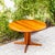 Mid-Century Modern 1980s Restored Danish Modern Solid Teak Pedestal Base Extension Dining Table For Sale - Image 3 of 15