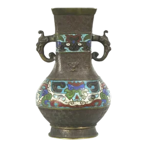 Antique Chinese Bronze Cloisonne