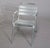 Vintage Set of 4 Mid Century Modern Stacking Aluminum Chairs For Sale - Image 9 of 11