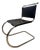 MR10 Cantilever Chair in Leather and Chrome by Mies Van Der Rohe, 1970s For Sale