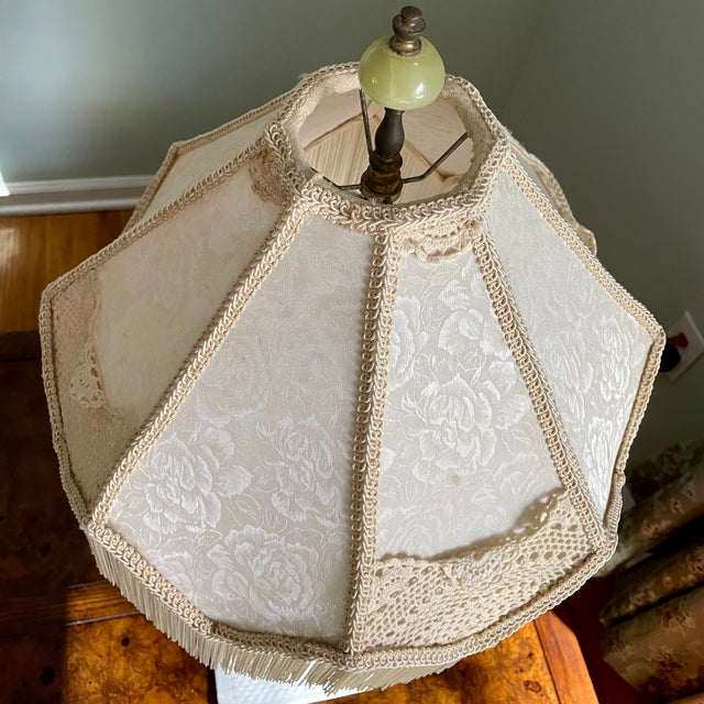 Bronze 1970s French Bronze Marble Table Lamp For Sale - Image 8 of 12