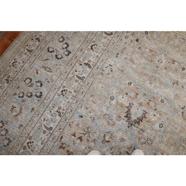 Textile Zabihi Collection Oversize Square Antique Persian Doroksh Rug - 14'2" x 16'7" For Sale - Image 7 of 12