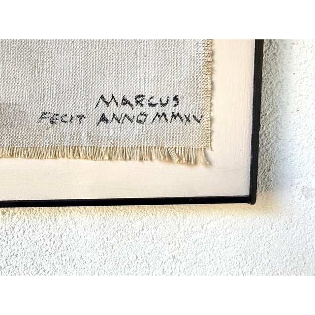 Marcus, Abstract Composition, 2015, Oil Painting on Canvas, Framed For Sale - Image 17 of 18