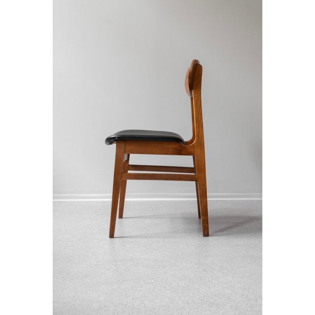 Wood Mid-Century Danish Dining Chairs in Teak and Leather, 1960s, Set of 6 For Sale - Image 7 of 12