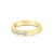 Contemporary 18K Yellow Gold Channel Set Diamond Wedding Band .24cttw, Size 4 For Sale - Image 3 of 3