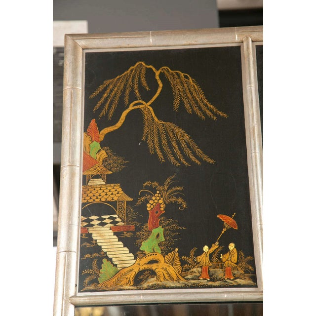 Chinoiserie Chinoiserie Style Faux Bamboo Mirror For Sale - Image 3 of 6