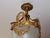 Antique French Louis XVI Style Glass and Bronze Pendant Lamp, 1890s For Sale - Image 6 of 15