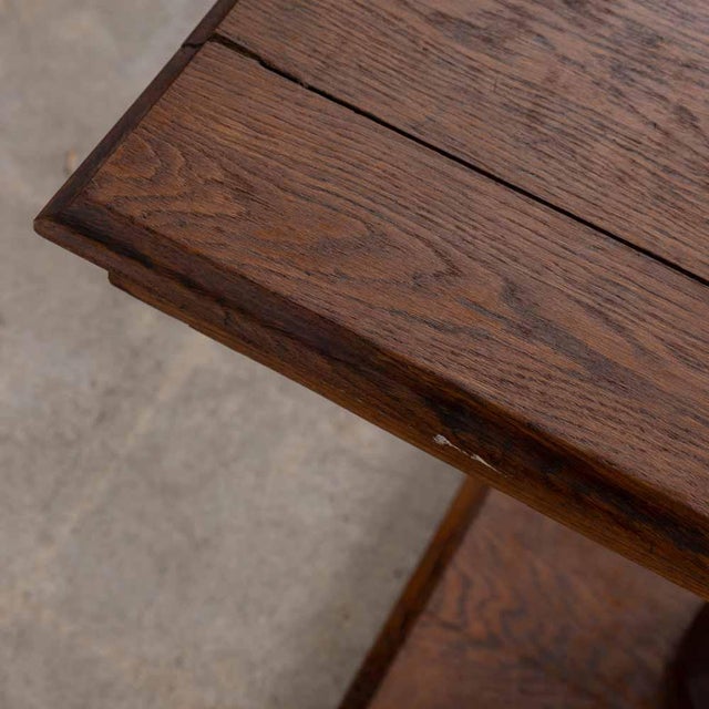 1940s French Carved Wood Table by Charles Dudouyt For Sale - Image 14 of 15
