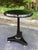 Stone Late 20th Century Neoclassical Style Black Marble Top Guerridon Side Table For Sale - Image 7 of 7