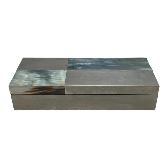 Vintage Italian Rectangular Decorative Box 1980s For Sale