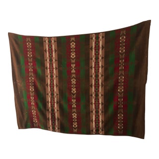 Vintage Pendleton Wool Throw For Sale