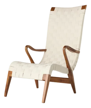 1940s High Back Model 1207/5-119 Chair Attributed to Axel Larsson for Bodafors