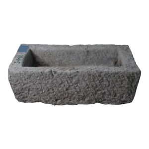 23" Inch Long Hand Chiseled Stone Trough 11-5