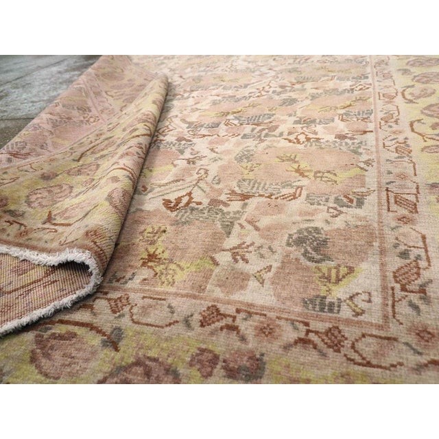 Galerie Shabab Collection Early 20th Century Indian Lahore Throw Rug For Sale In New York - Image 6 of 6