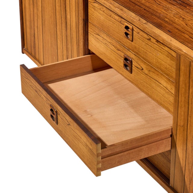 Erik Wørts Ladoga Mid Century Swedish Rosewood Credenza For Sale In Chicago - Image 6 of 10