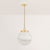 The Ambra pendant's simplistic silhouette allows its distinctive glass technique to shine. Hand-blown in Mitzi’s factory,...