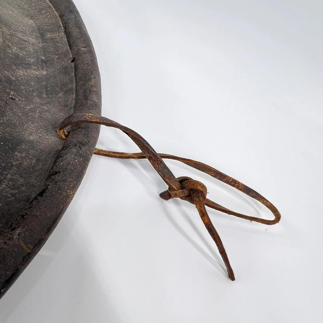 Early 20th Century Amarro Arussi Leather Shield Ethiopia For Sale - Image 10 of 11