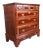 Kittinger Chippendale Burled Walnut Eight-Drawer Dresser Chest, Newly Restored For Sale