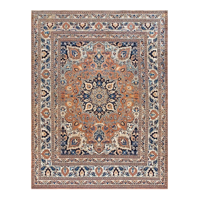 Early 20th Century N.E. Persian Moud Khorasan Carpet (10'6" x 13'10"-320 x 421 ) For Sale