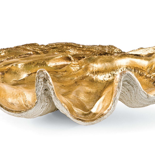 Regina Andrew Golden Clam Bowl, Large For Sale - Image 4 of 6
