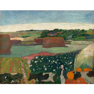 Paul Gauguin Haystacks in Brittany Giclee LTD Edition For Sale