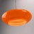 1970s Space Age Orange Tulip Pendant Lamp in Glass from Doria, Germany, 1970s For Sale - Image 5 of 9
