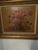 1960s Listed American Artist Hugo Casar Signed Framed Original Oil Painting of Flowers and Fruit For Sale - Image 9 of 10