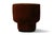 Caos Accent Chair in Brown Velvet from Moanne For Sale - Image 4 of 5