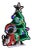 Puppy with Christmas Tree Ekkolight 35"H For Sale
