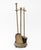 Victorian Victorian Style Brass Fireplace Tools Set, 5 Pieces For Sale - Image 3 of 11