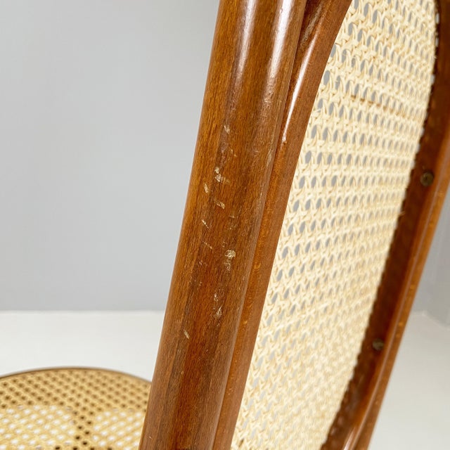 Italian Chair in Straw and Wood, 1950s For Sale - Image 14 of 18
