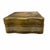 Vintage mid century scalloped edge Florentine trinket, keepsake box. Measures 4” square x 2” h. Marked Florentia, Italy.