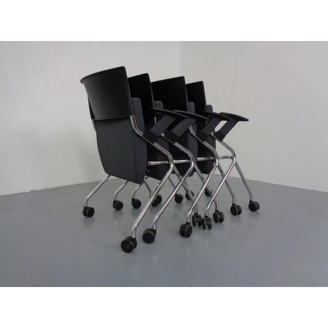 Flip Flap Office Armchairs from Sedus Stoll, Germany, 2014, Set of 4 For Sale - Image 11 of 16