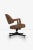 Brown Edward Wormley for Dunbar Tufted Cantilevered Desk Chair in Spinneybeck Saddle L For Sale - Image 8 of 13