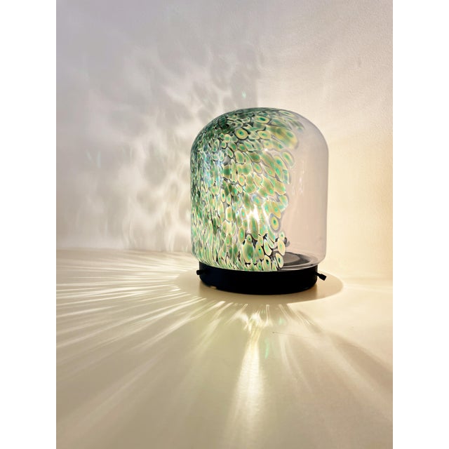 Glass Neverino Table Lamps by Vistosi, 1965, Set of 2 For Sale - Image 7 of 10