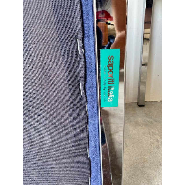 1980s Italian Postmodern Saporiti Accent Chairs – A Pair For Sale - Image 10 of 12