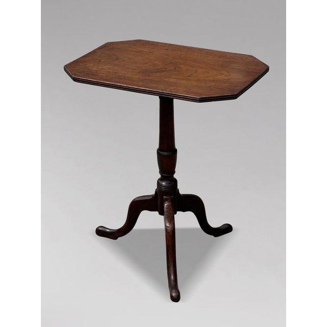 Antique George III Mahogany Tripod Table, 1790 For Sale - Image 6 of 8