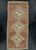 Terra Cotta Turkish Mini Rug Oriental Hand Knotted Vintage Rug 1'6" x 3'6" #16507 For Sale - Image 8 of 8
