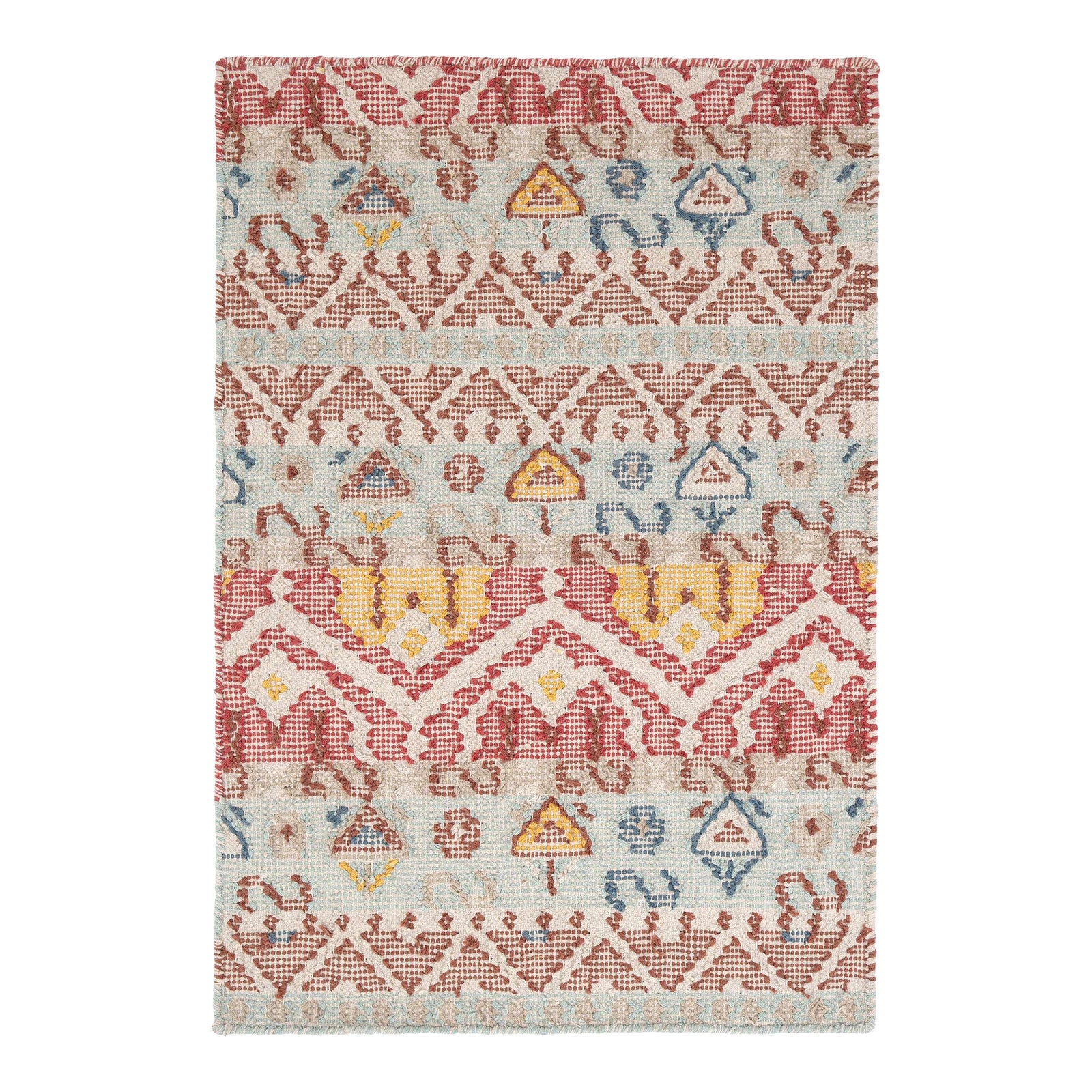 Dash & Albert by Annie Selke Kara Kilim Woven Cotton Rug, 2' x 3