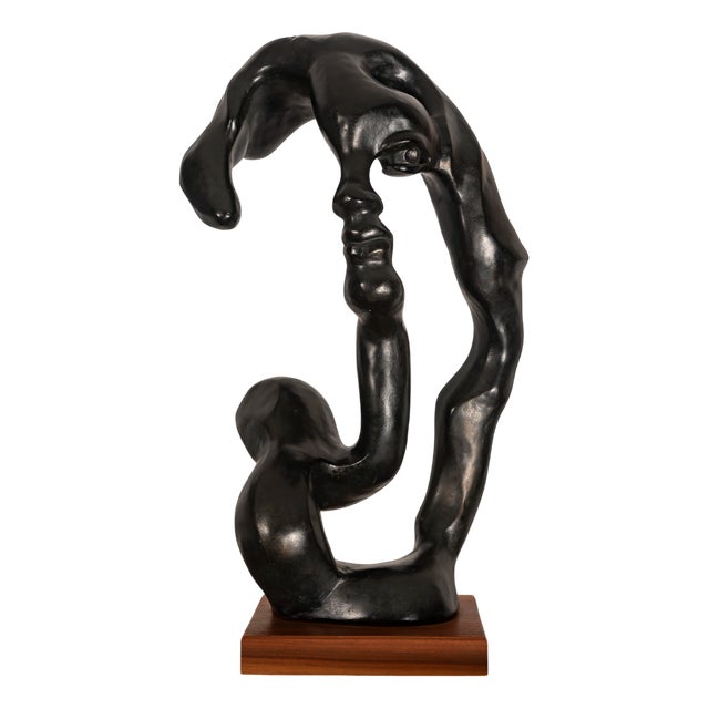 Klara Sever, Surrealist Sculpture of a Woman, 1979, Plaster For Sale
