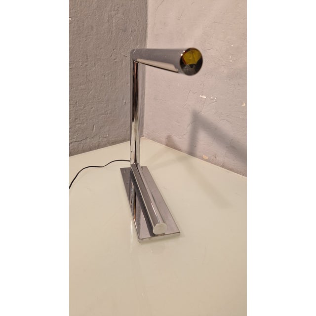 Industrial Chrome Tamara Table Lamp with Adjustable Tubular Frame by William Pianta for Nahoor, 2000s For Sale - Image 12 of 12