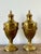Vintage Swag Brass Lidded Urns - A Pair For Sale - Image 9 of 12