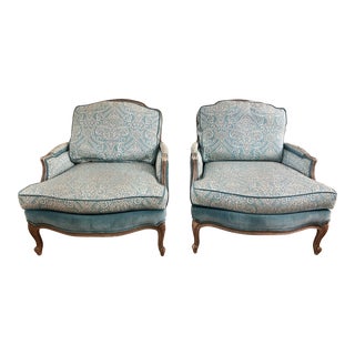 Ethan Allen Lucian Louis XV Chairs- a Pair For Sale