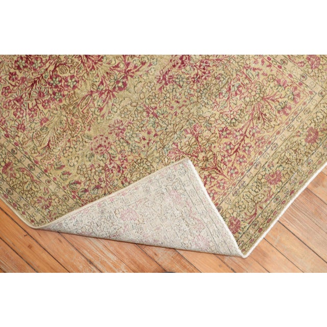 Traditional Traditional Persian Kerman Scatter Rug For Sale - Image 3 of 7