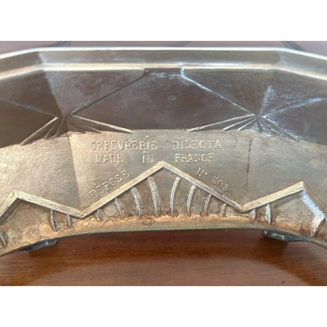 Art Deco Centerpiece from Orfèvrerie Dilecta, 1930s, Set of 2 For Sale - Image 12 of 18
