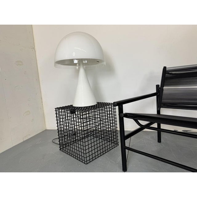 1980s Modernist Steel Cubist Side Table, 1980s For Sale - Image 5 of 8