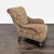 Traditional Lee Industries Patterned Lounge Chair With Wooden Legs For Sale - Image 3 of 9